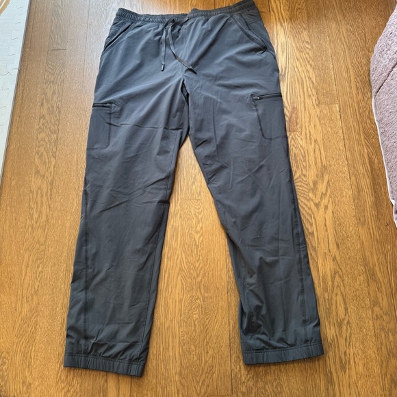 Eddie Bauer Women's Gray Flannel Lined Elastic Waist Pants - Picture 1 of 8
